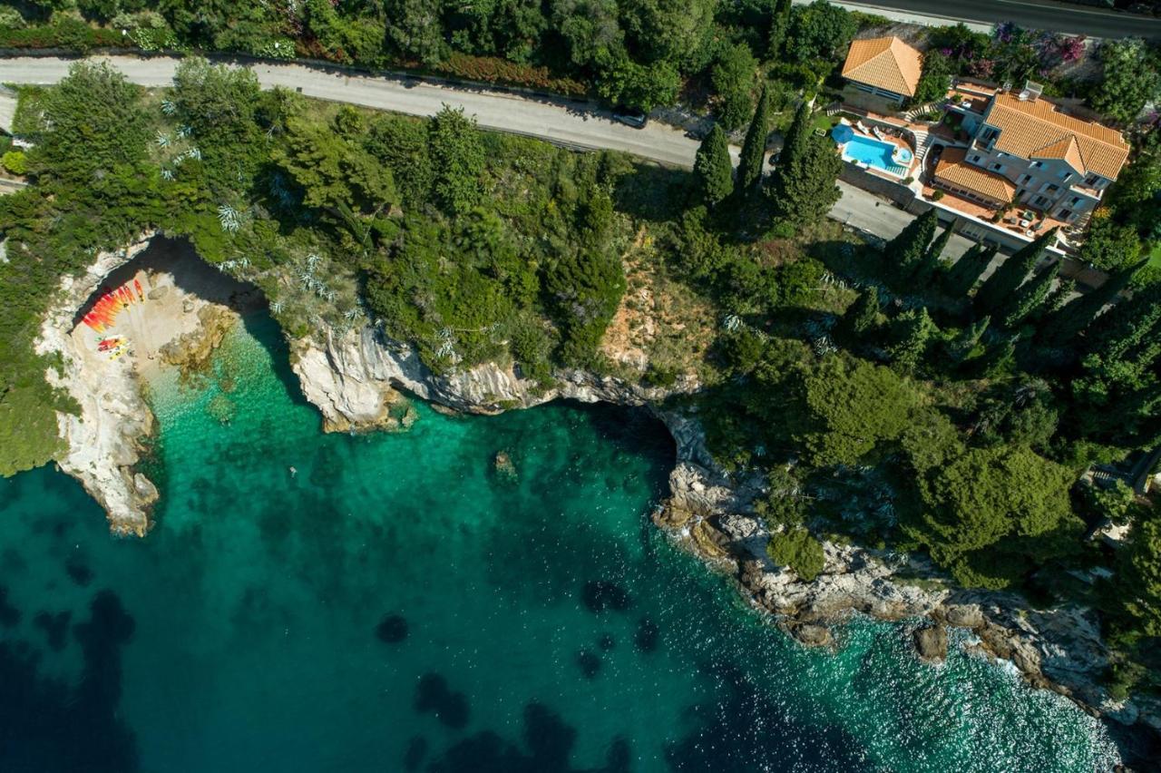Luxury Beachfront Palace With Private Pool And Jacuzzi By The In * Dubrovnik